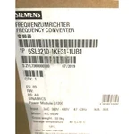 New 6SL3210-1KE31-1UB1 Siemens Sinamics G120C P0WER Module. Fixed Price $3070.20.
