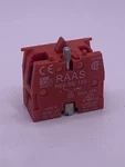 Shamrock Controls RB2-BE-102 Contact Block, 1N.C., Red, 240V, 10A, New No Box. Fixed Price $25.00.