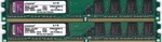 2GB 2X1GB PC2 5300 Kingston KVR667D2N5/1G DDR2-667 Elpida Memory Kit Low Profile. Fixed Price $7.20.