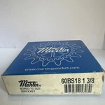 Martin Sprocket & Gear Inc 3/8 60BS18138. Fixed Price $50.00.
