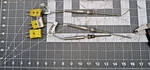 Lot Of (3) Gic 13 Quick Disconnect Thermocouple Probe Working Pull B6B2. Fixed Price $29.50.