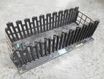 Used Gould / Modicon AS-H827-100 11 Slot Backplane Rack Chassis. Fixed Price $40.00.