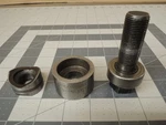 Greenlee 1" Conduit Knockout Punch, Die And Draw Stud - Model AV125 / AV126. Fixed Price $29.95.