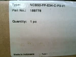 Pepperl+fuchs NCB50-FP-E34-C-P3-V1 Proximity Sensor-new In Box. Fixed Price $166.72.