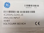 Ge Fanuc IC200ALG240-JE Analog Module, 16-BIT, 8 Isolated Inputs. Fixed Price $498.00.