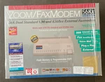Zoom Fax Modem Model 56K Dual Standard V.90& K56FLEX 2949L. Fixed Price $24.99.