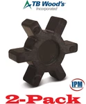 2-PACK! L099/L100 Tb Woods L099-L100 Buna-n Jaw Coupling Insert Spider New!. Fixed Price $22.92.
