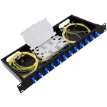 12 Duplex 24 Port LC-OS1 Rack Mount Enclosure Box + Splice Trays Fiber Cables.... Fixed Price $123.27.
