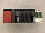 MITSUBISHI,Q61P Q01UCPU QJ61BT11N X2 QX41 QY41P QD75P1,RACK Assembly. Fixed Price $192.00.