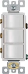 Broan-nutone P3RW Three-rocker Switch For Bathroom Exhaust Fan, White Wall Contr. Fixed Price $32.95.