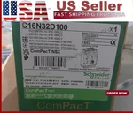 C16N32D100 Schneider Brand New Molded Case Circuit Breaker. Fixed Price $433.03.