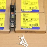 One New Square QOU160 Pole Amp Feed Through Circuit Breaker More Avail. Fixed Price $35.98.