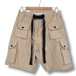 Fashion Nova Tan Tactical Cargo Shorts Buckle Belt Mens Size Small Khaki. Fixed Price $19.40.