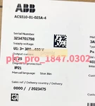 ACS510-01-025A-4 1PCS Brand New Abb Fast Shipment. Fixed Price $532.68.